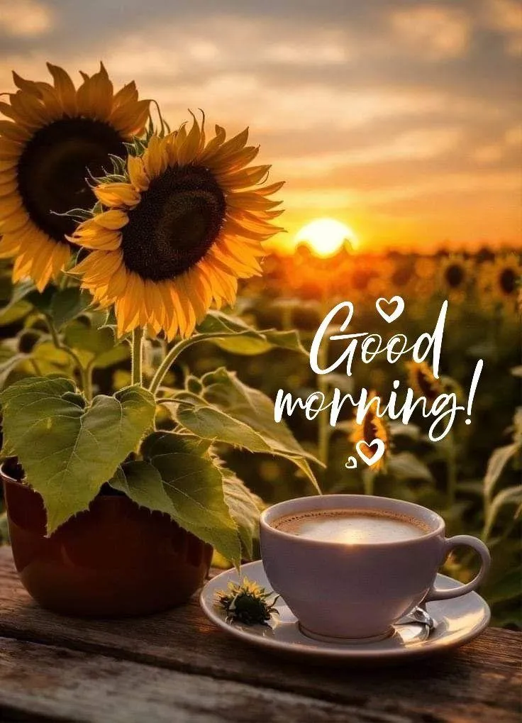 Sunflowers and Sunshine for a Positive Morning Wallpaper