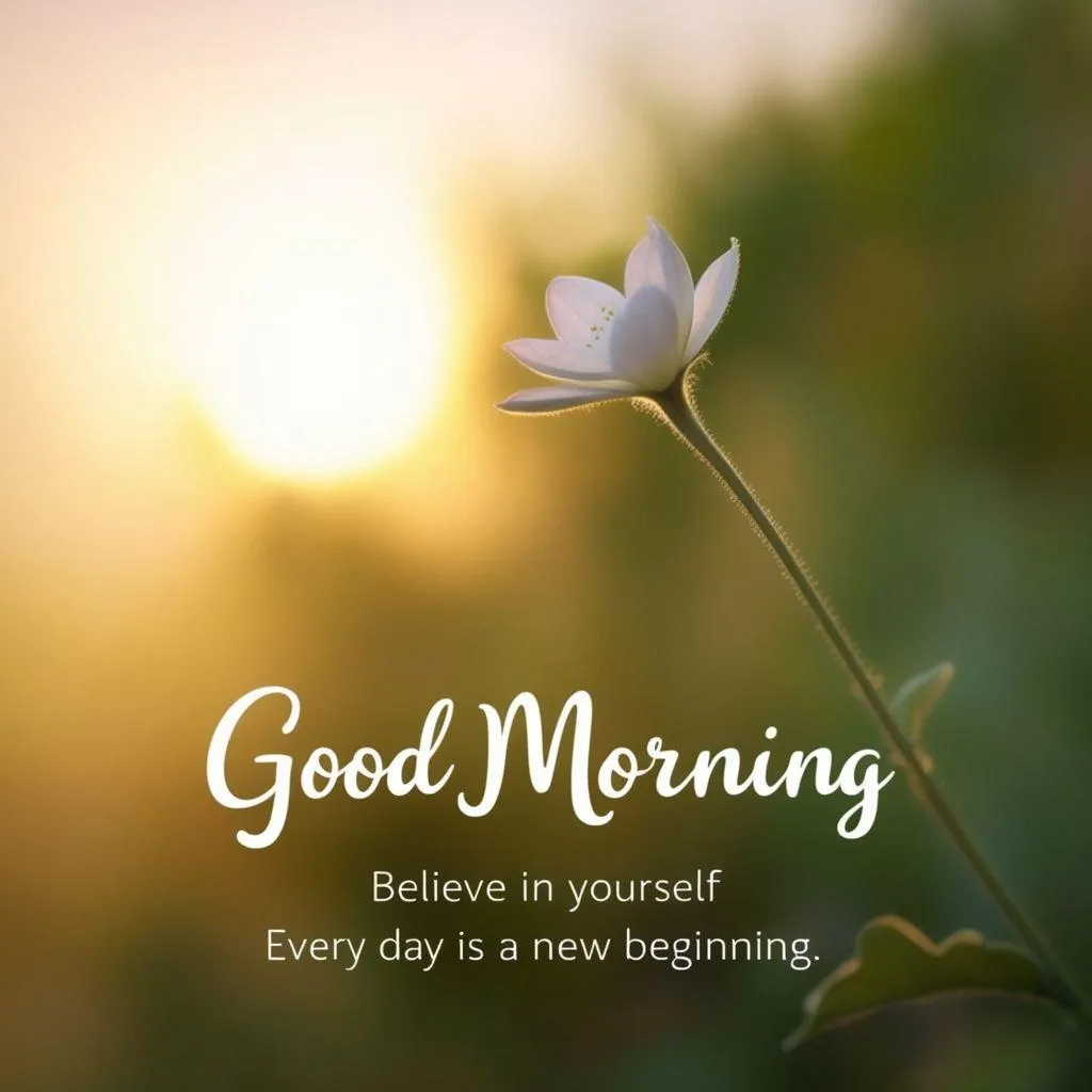 Sunrise and Peace for a Fresh and Bright Good Morning