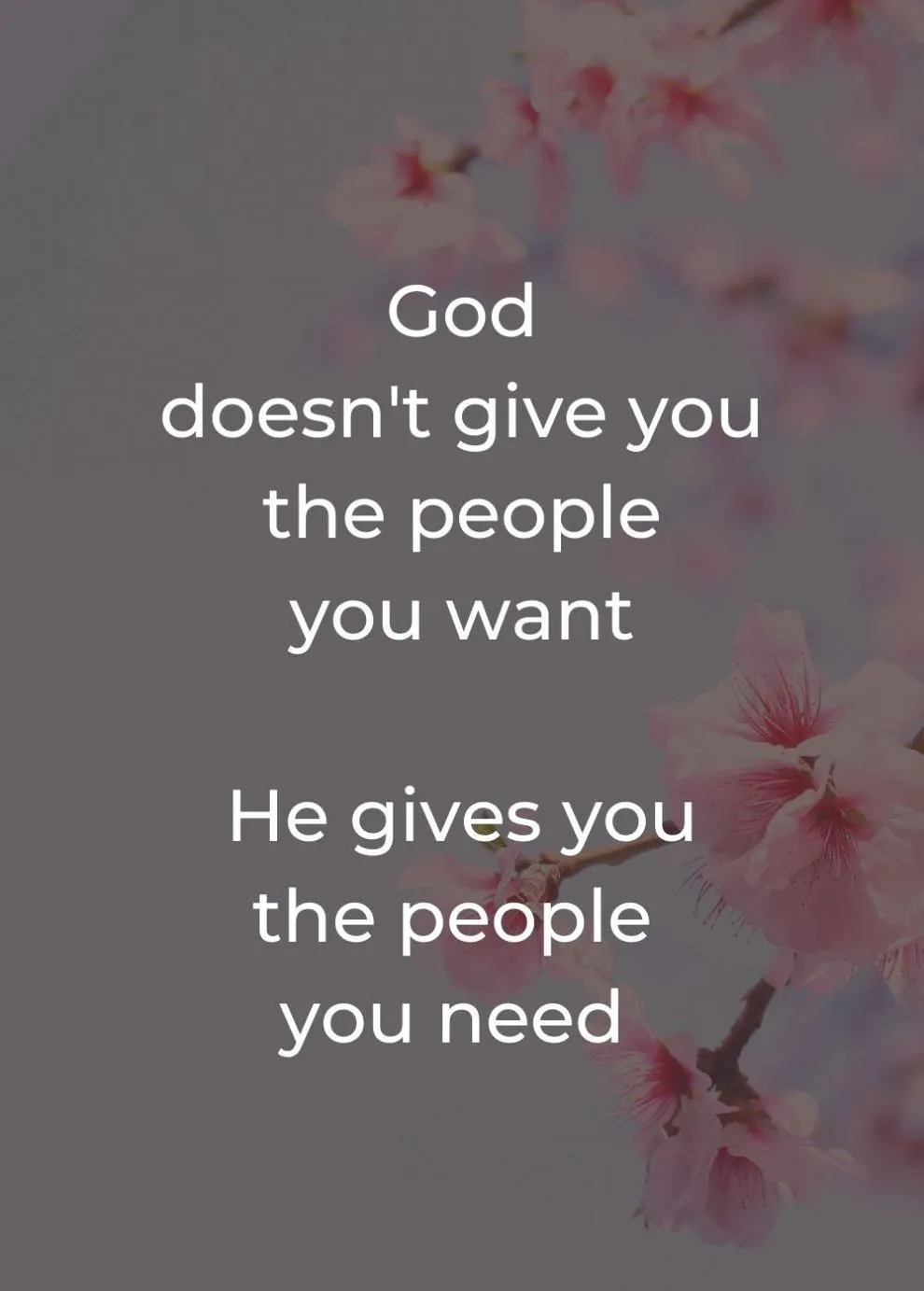 Trust That You Will Get What You Need in Life Free Imge