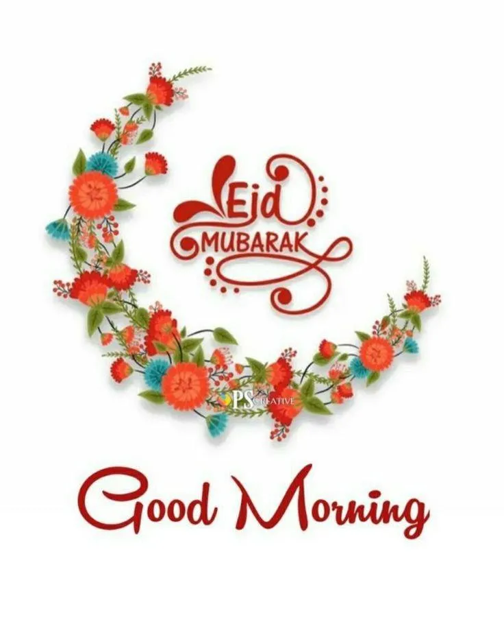 Wreath Style Floral Frame Wishing Good Morning Wallpaper