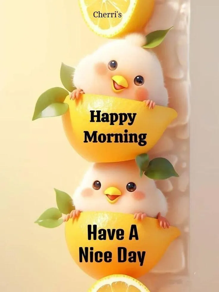 Yellow and Grey Morning Graphic with Uplifting Note