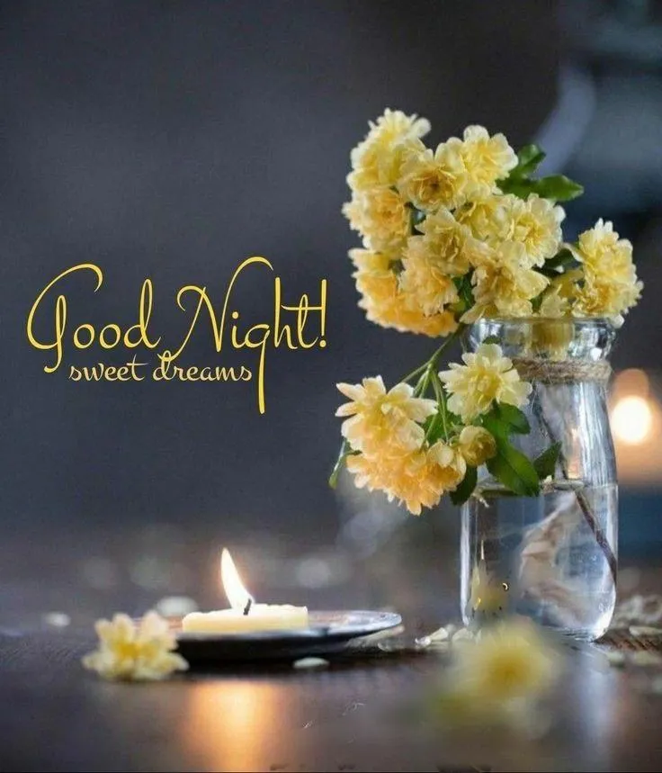 Yellow Flowers with Good Morning Text Free Hd Wallpaper