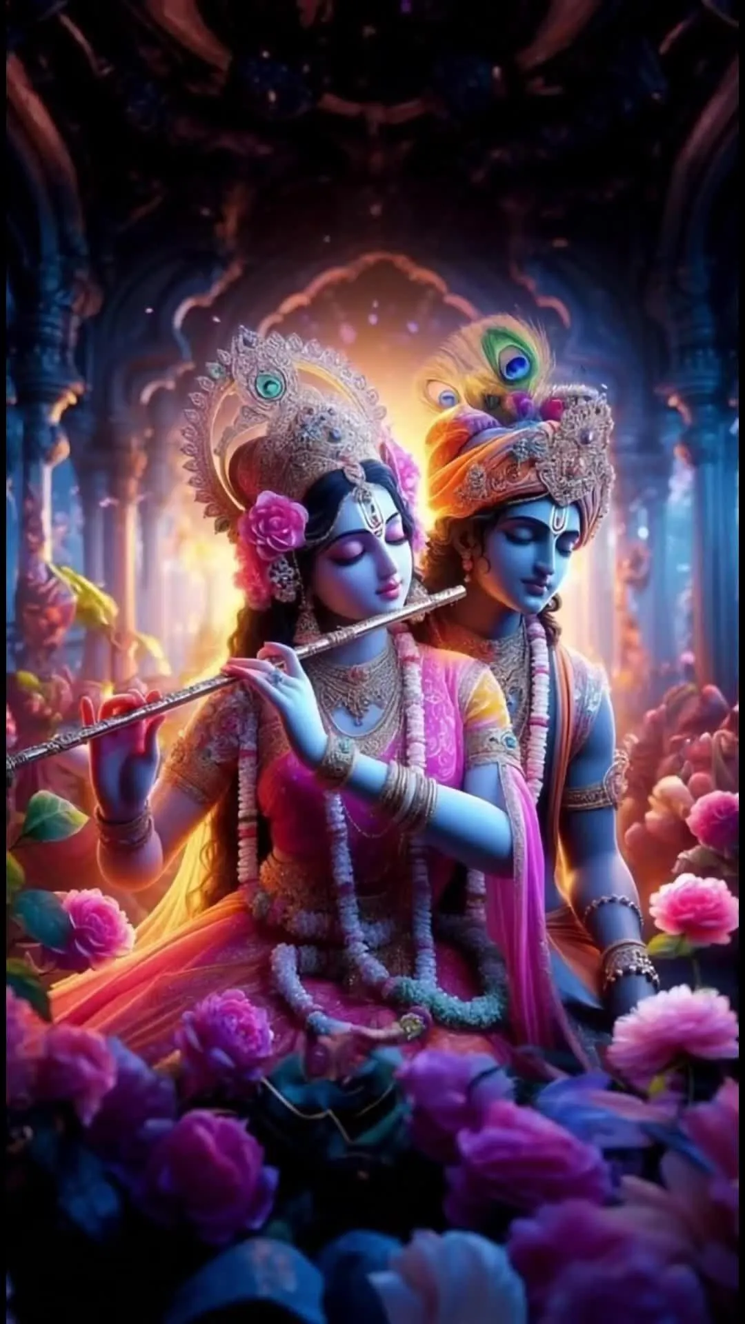 Radha Krishna Divine Love Eternal Spiritual Bond of Devotion