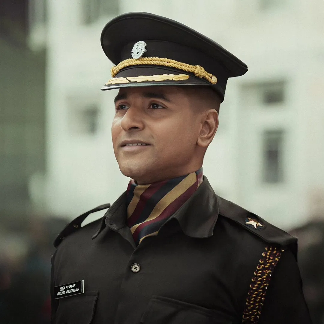 Actor Sivakarthikeyan in Military Uniform with Cap Wallpaper