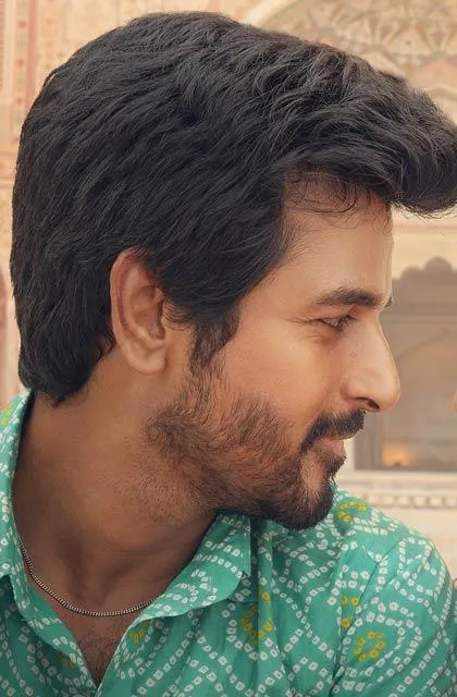 Closeup of Sivakarthikeyan in Green Traditional Shirt from Don