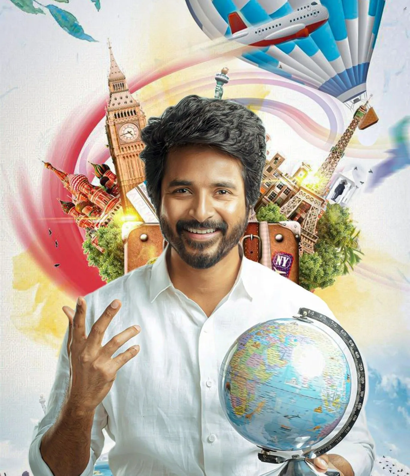 First Poster Look of Sivakarthikeyan Tamil Film Prince Hd