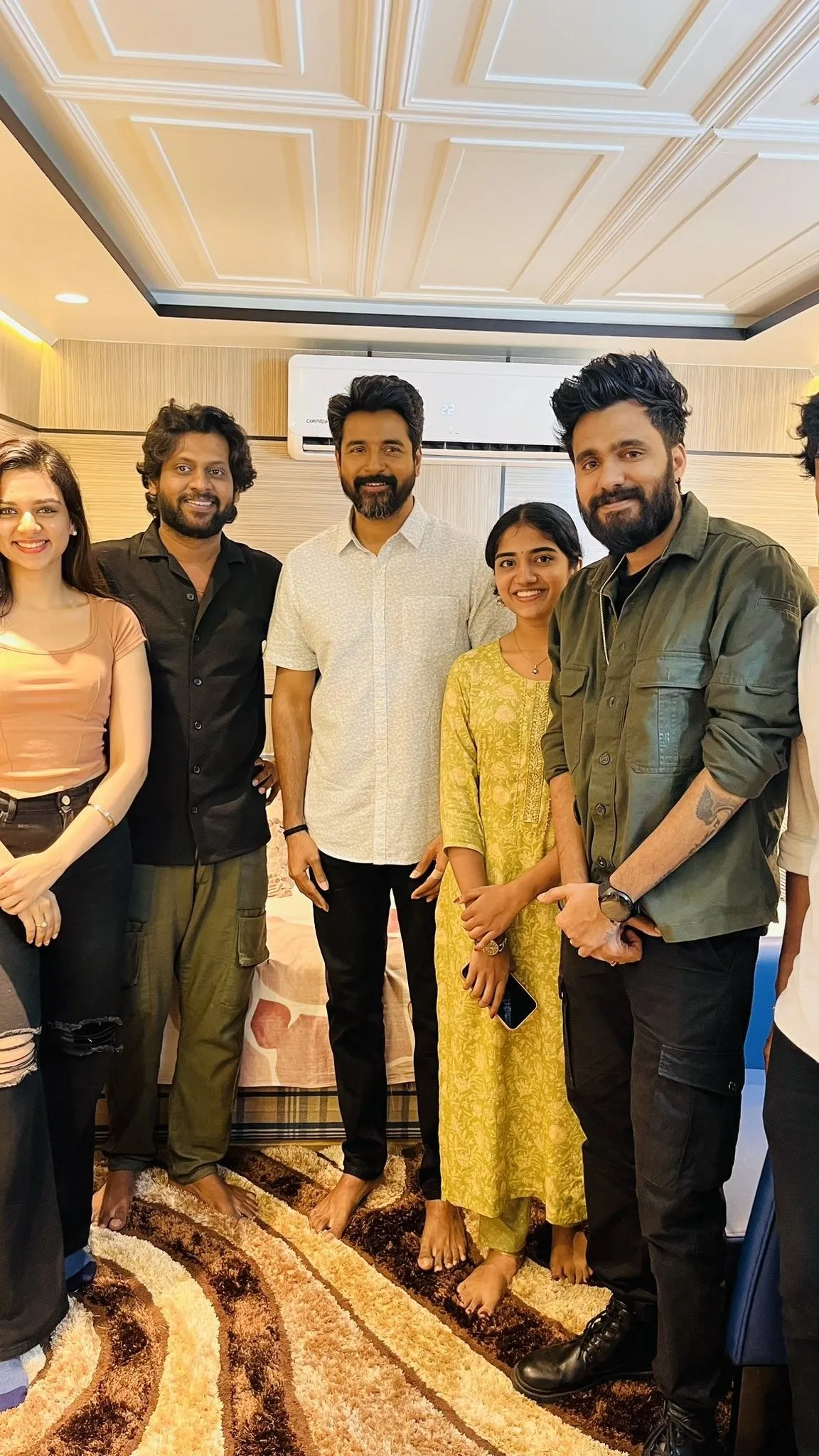 Joe Movie Team Taking Photos with Actor Sivakarthikeyan