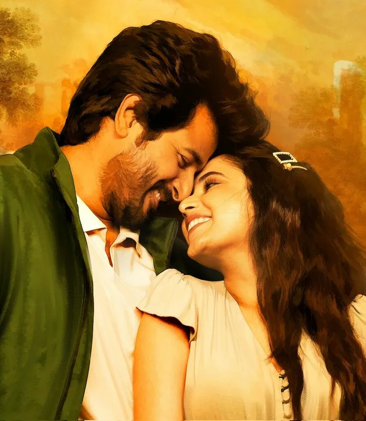 Priyanaka Mohan and Sivakarthikeyan Romantic Poster HD Free