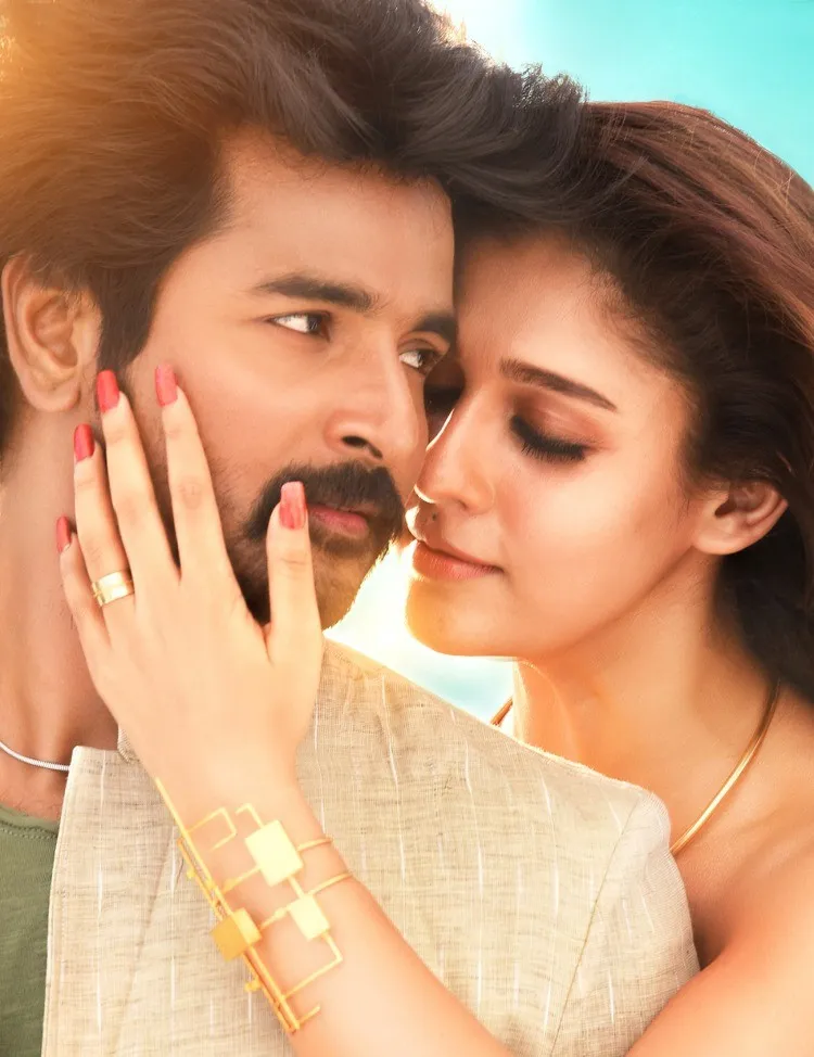 Romantic Closeup of Sivakarthikeyan and Nayanthara Image