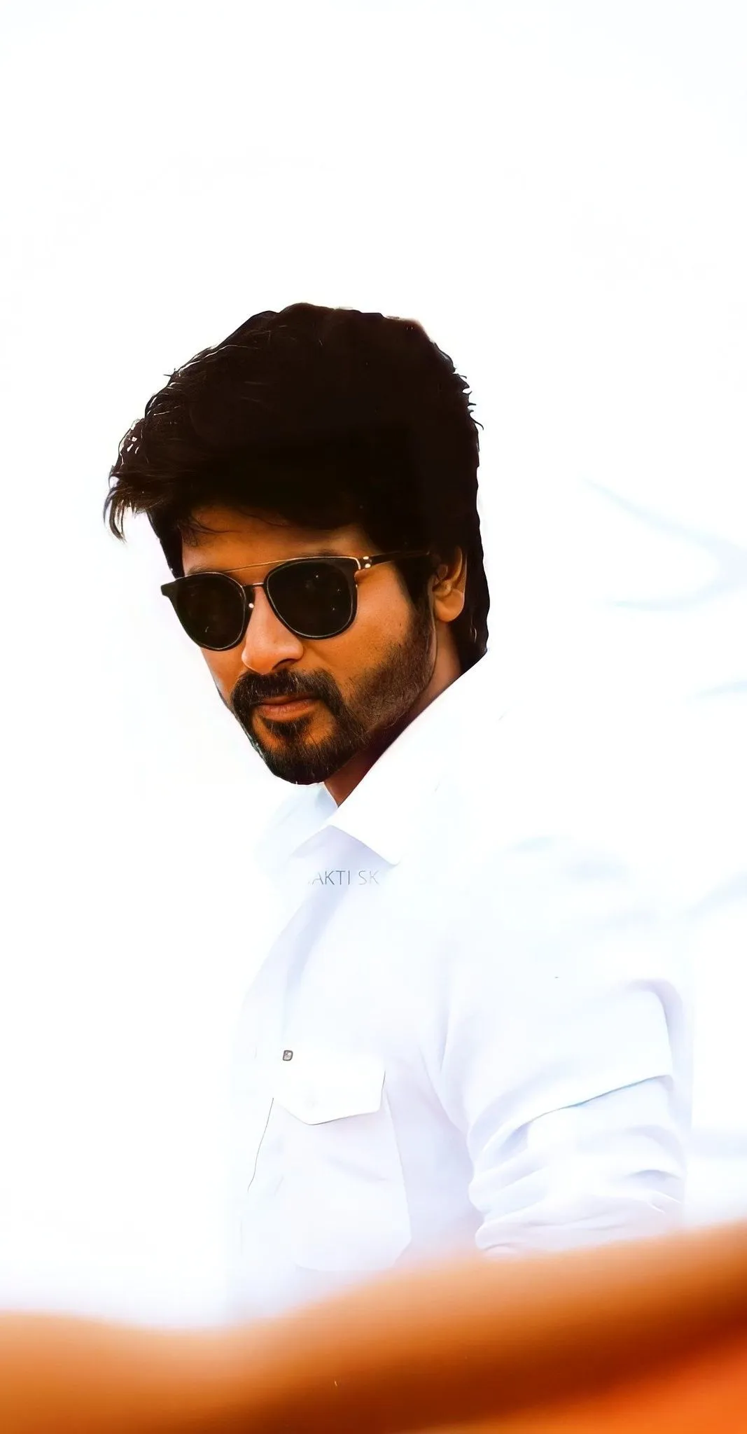 Sivakarthikeayn with Sunglasses with White Background 4K
