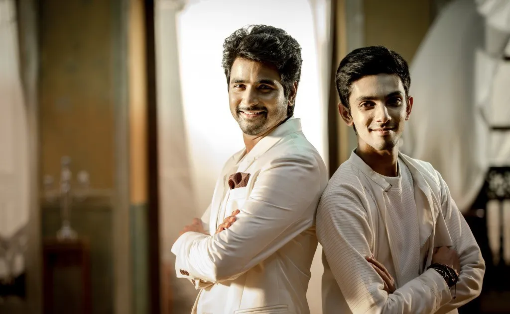 Sivakarthikeyan and Anirudh Sharing a Light Moment Wallpaper