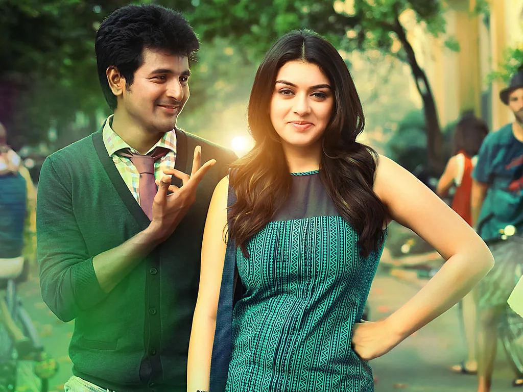 Sivakarthikeyan and Hansika Motwani from Maan Karate Movie