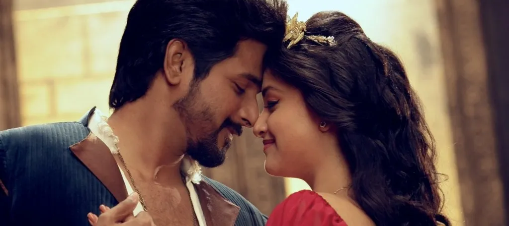 Sivakarthikeyan and Keerthi Suresh in a Romantic Scene Image