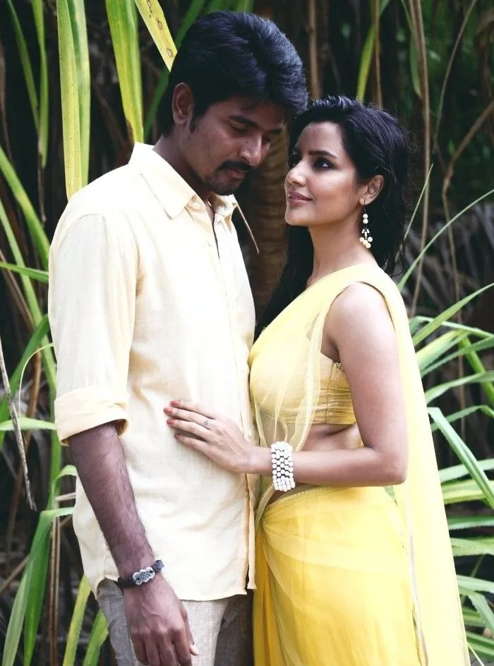 Sivakarthikeyan and Priya Anand in a Yellow Outfit Image