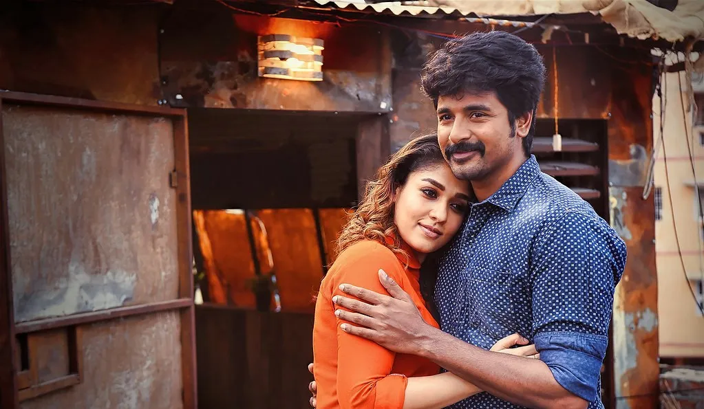 Sivakarthikeyan Comforting Nayanthara in Rustic Setting