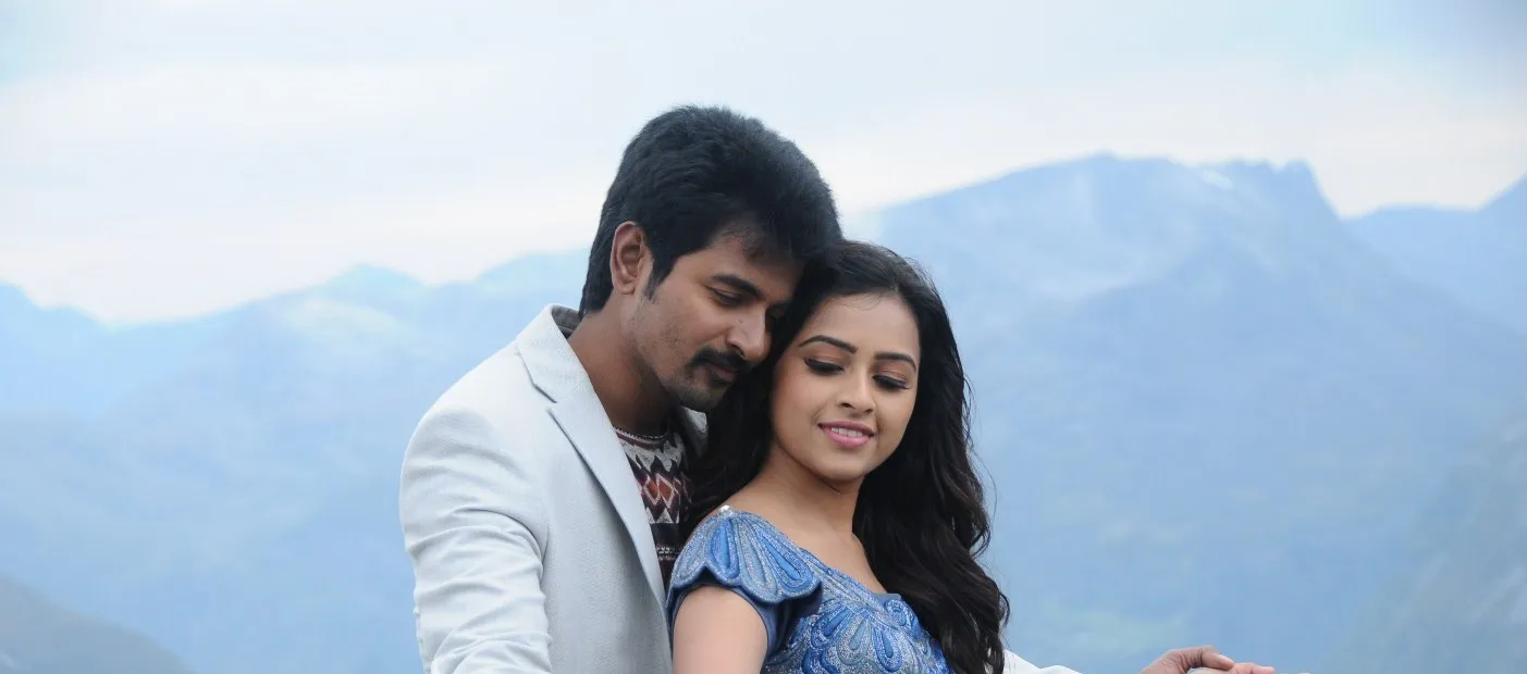 Sivakarthikeyan Holding Sri Divya Close with Mountain View