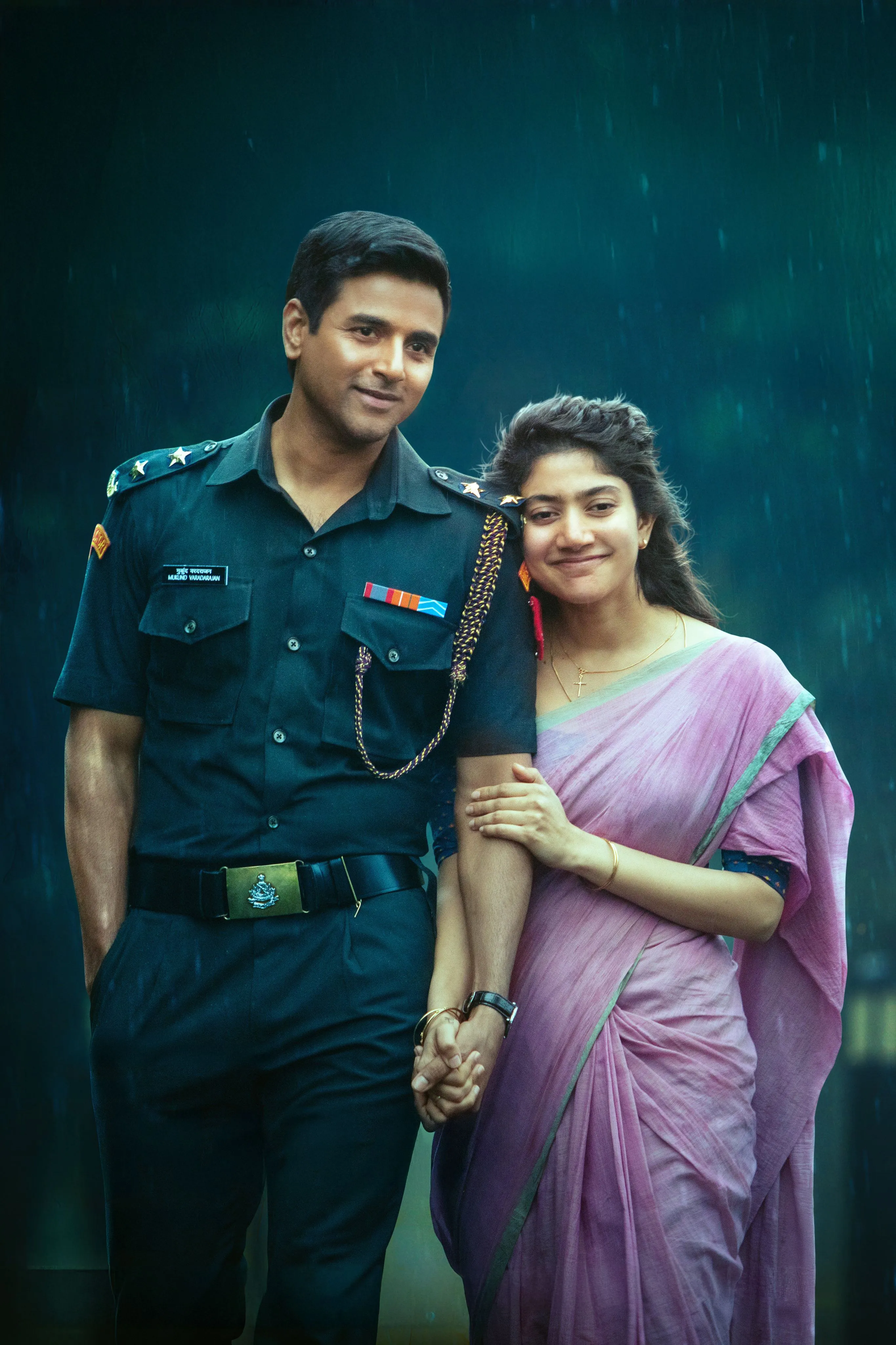 Sivakarthikeyan in Army Uniform with Sai Pallavi Pose Image
