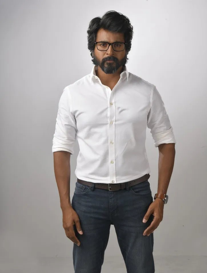 Sivakarthikeyan in White Shirt and Glasses from Kanaa Film