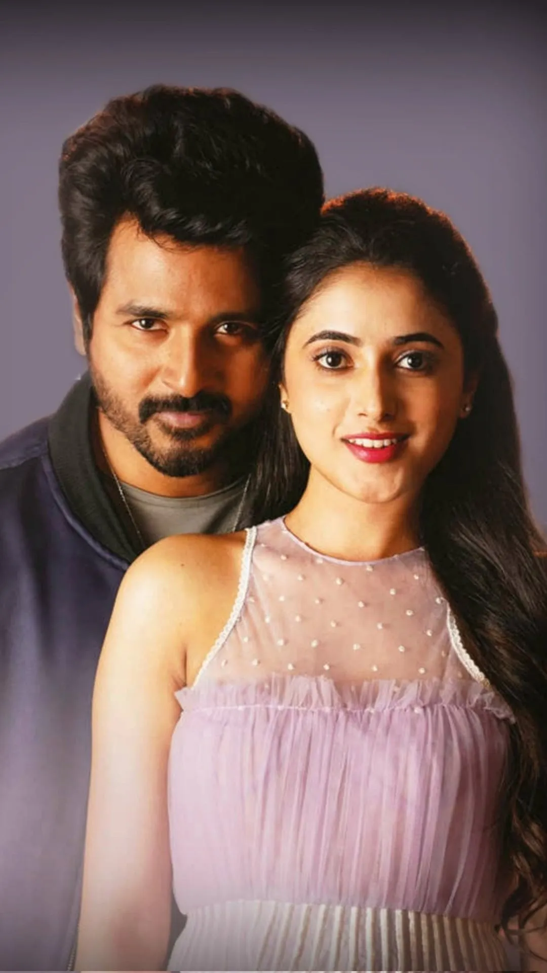 Sivakarthikeyan Posing with Priyanka Mohan in Elegant Outfit
