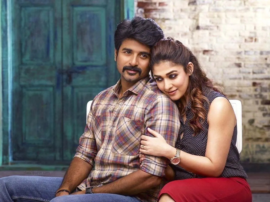 Sivakarthikeyan Sitting with Nayanthara Holding Hands Image