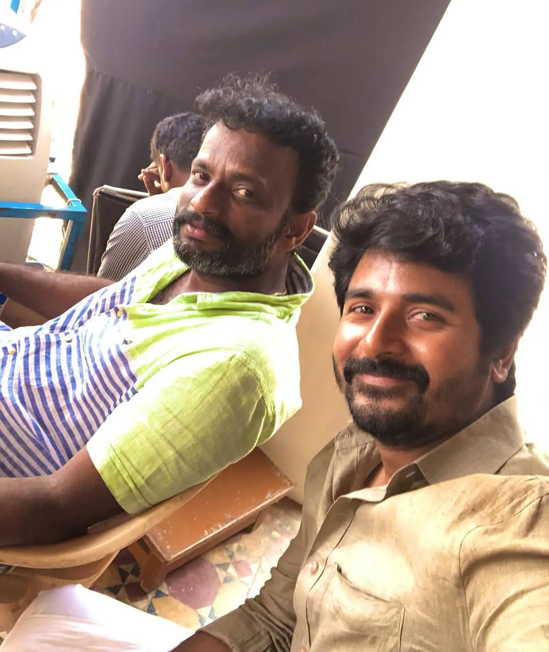 Sivakarthikeyan with Director Pandiraj Behind the Scenes Pic