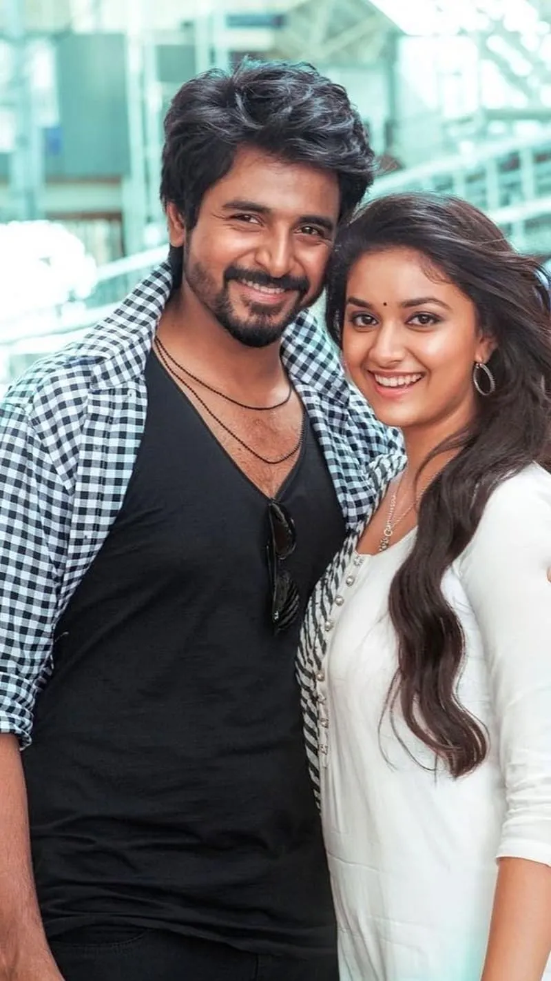 Sivakarthikeyan with Keerthi Suresh in Romantic Movie Still