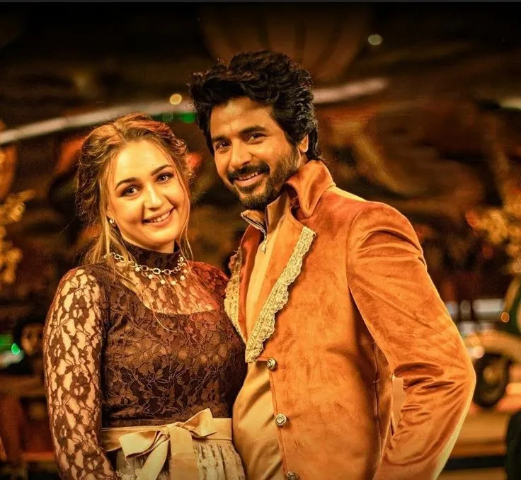 Sivakarthikeyan with Maria Ryaboshapka in a Cozy Lighting