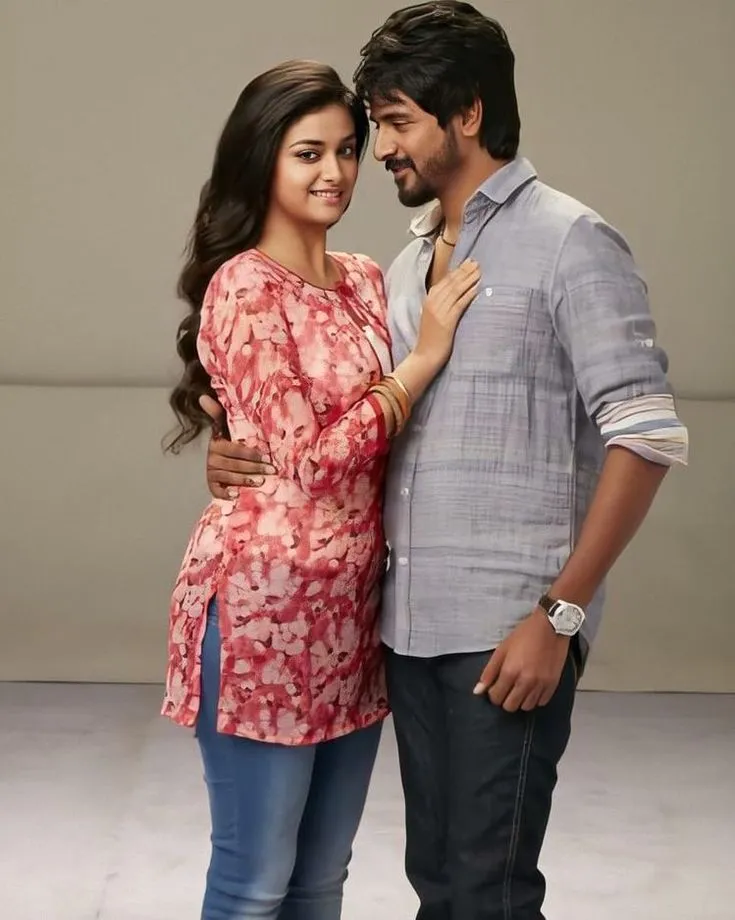 Sk and Keerthi Suresh Share a Sweet Lovely Moment from Remo
