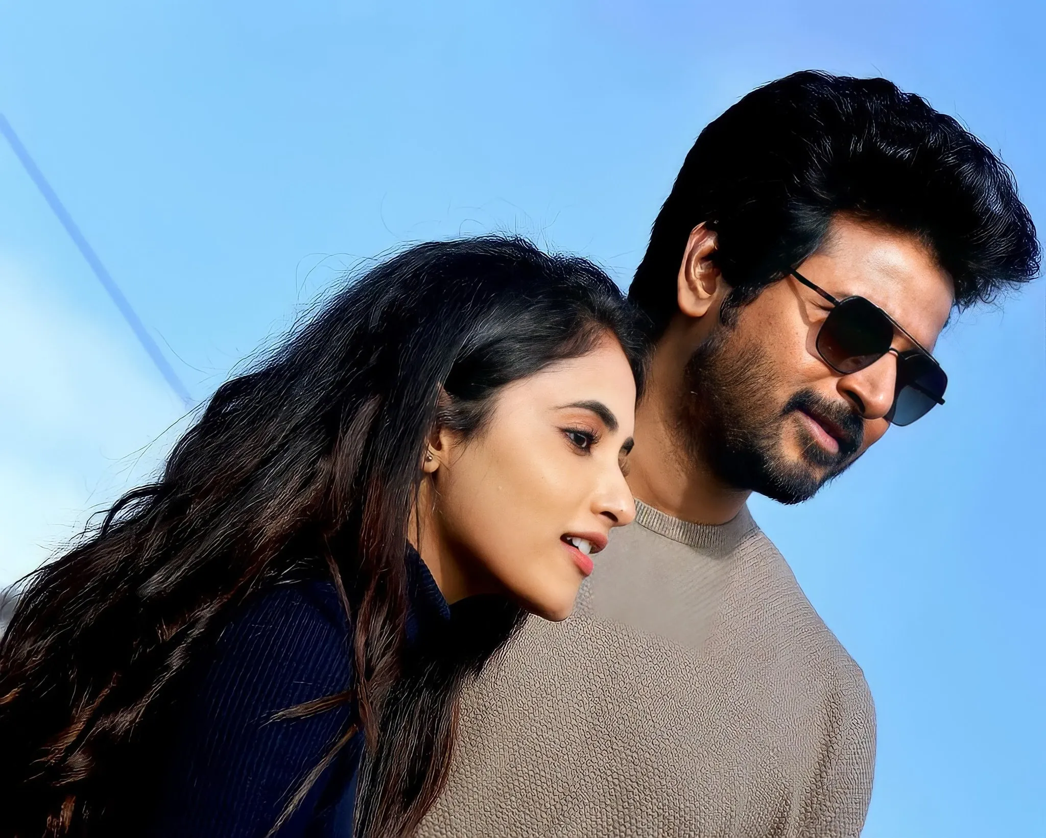 Sk and Priyanka Mohan Sharing a Serene Moment Wallpaper