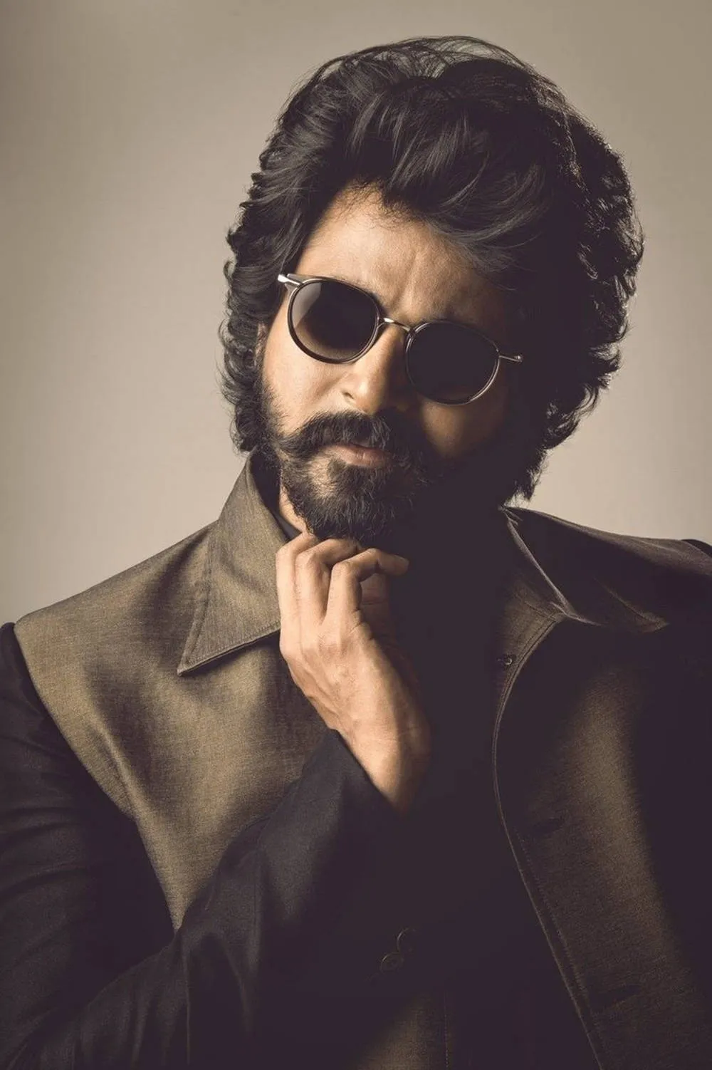 Stunning Hairstyle and Beard Image of Sivakarthikeyan 4K