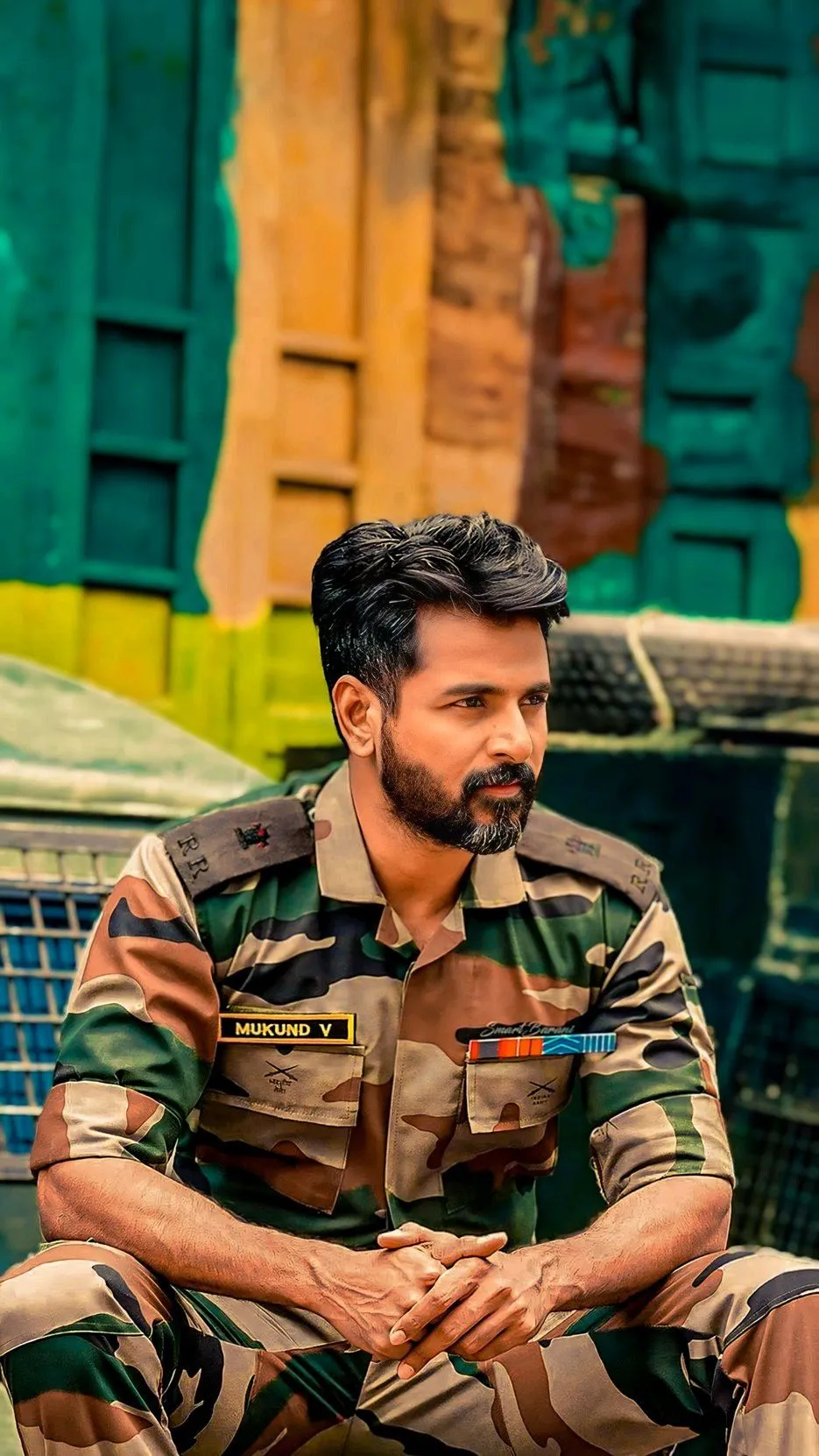 Stunning Image of Sivakarthikeyan from Amaran Movie Costume