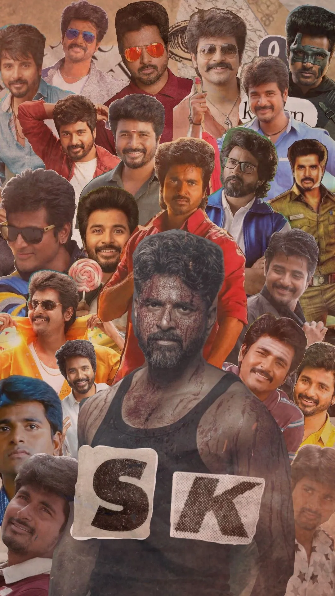 Stunning Sivakarthikeyan Movie Collage Poster HD Free Image