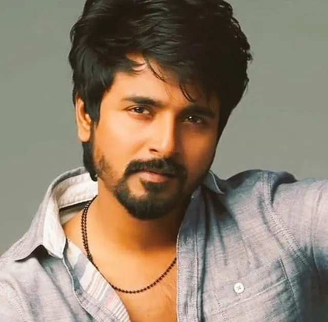 Stylish Look of Actor Sivakarthikeyan in Gray Shirt Image