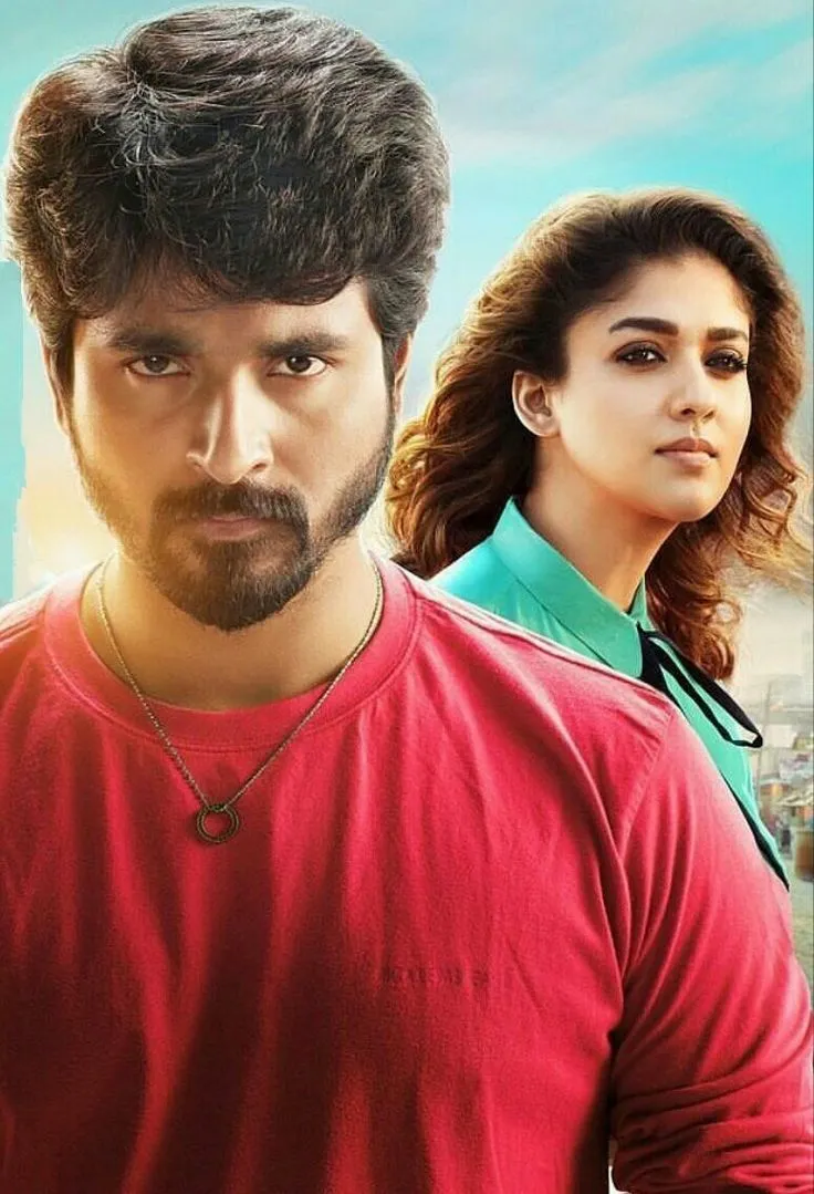 Vellaikaran Poster with Nayanathara and Sivakarthikeyan