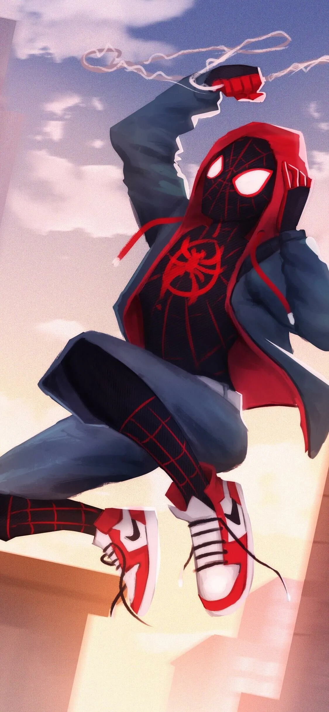 Classic Spidey Pose on Building HD Wallapaper