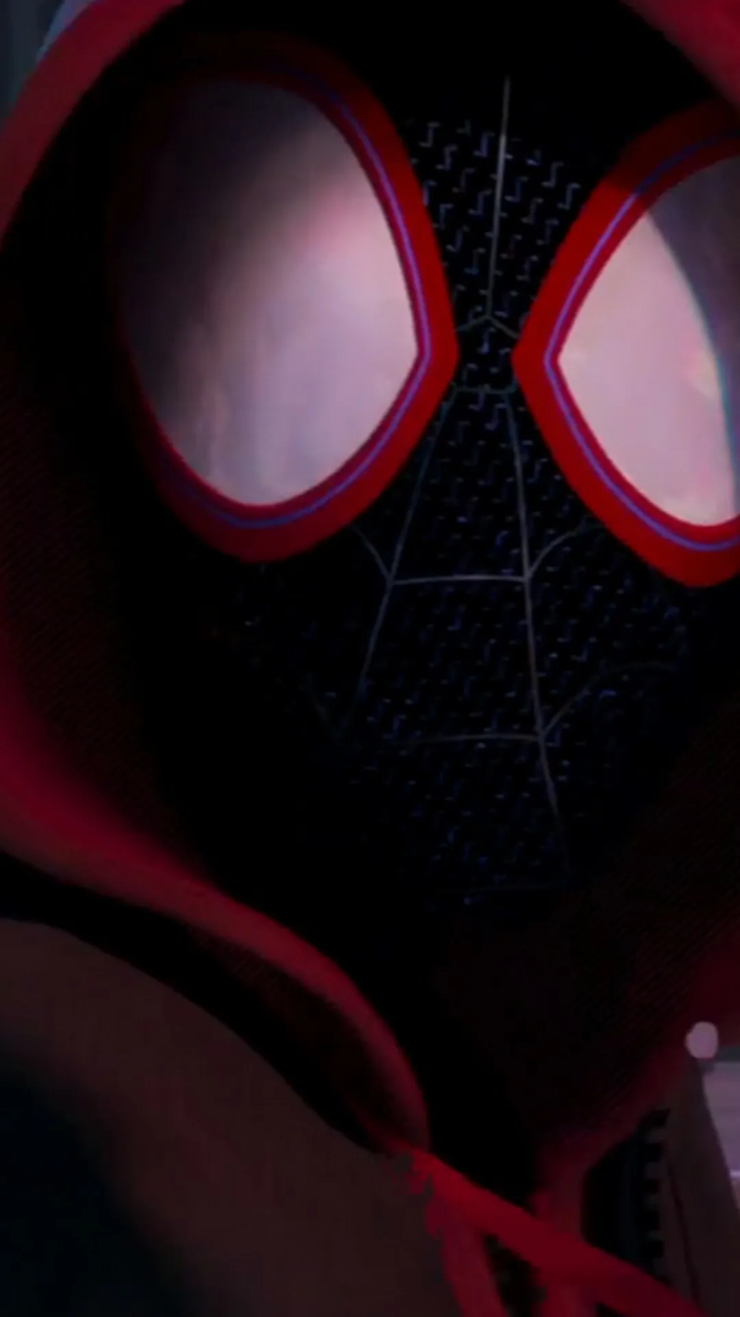 CloseUp Miles Morales Eyes Poster