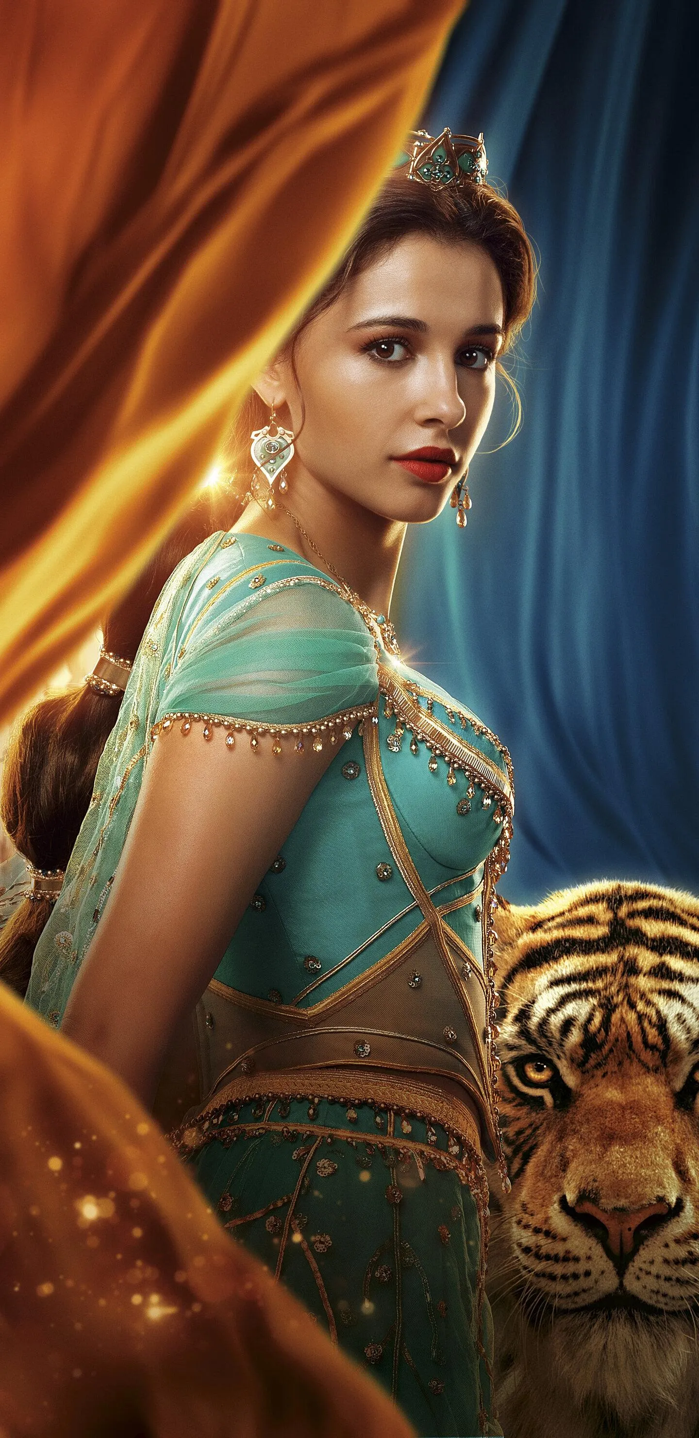 Live Action Princess Jasmine Costume Detailed Image