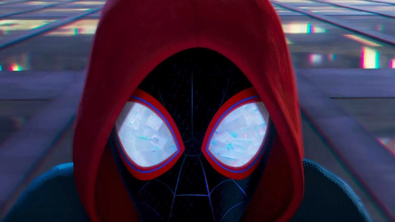 Masked Spiderman in the Shadows