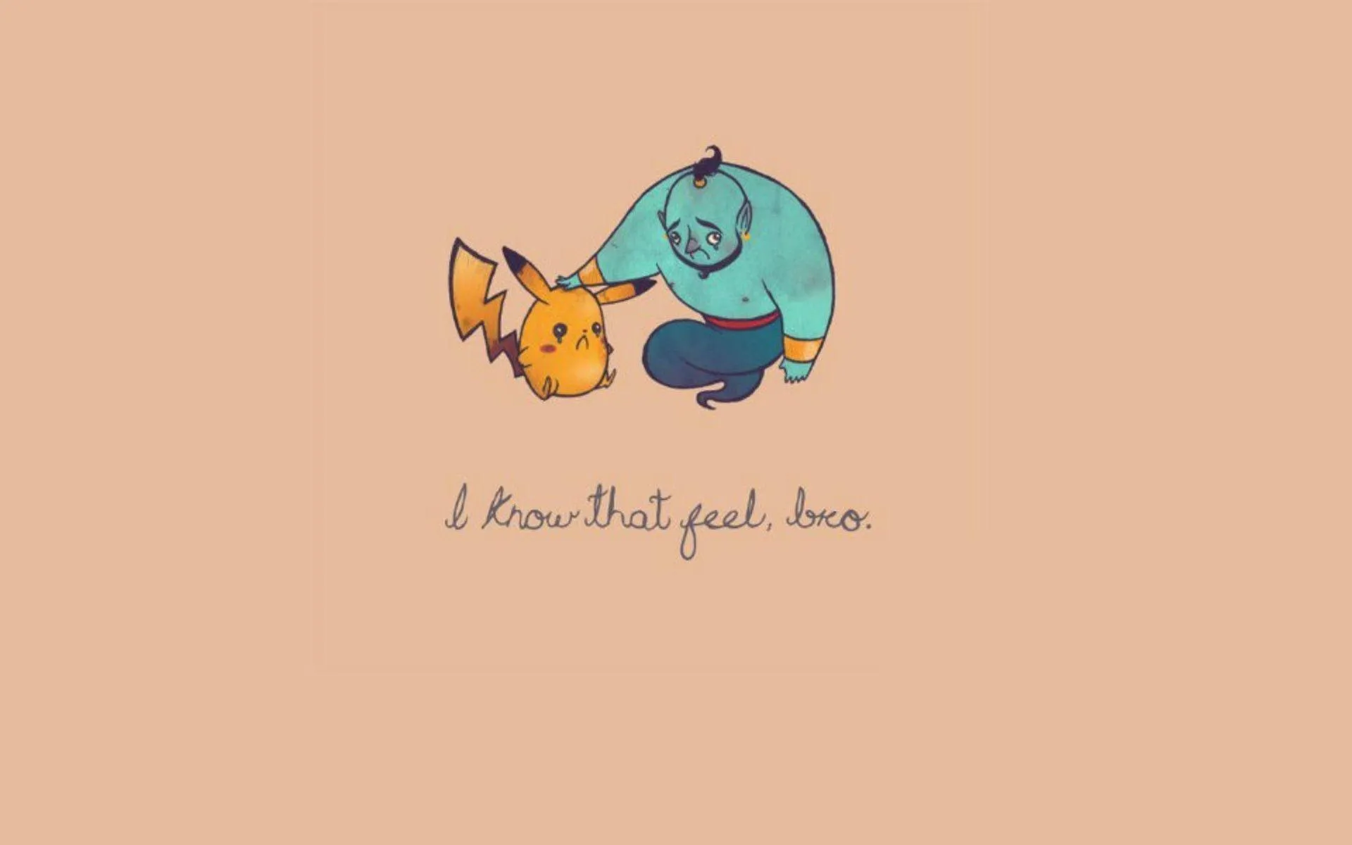 Pichachu and Genie Accepting the Feel