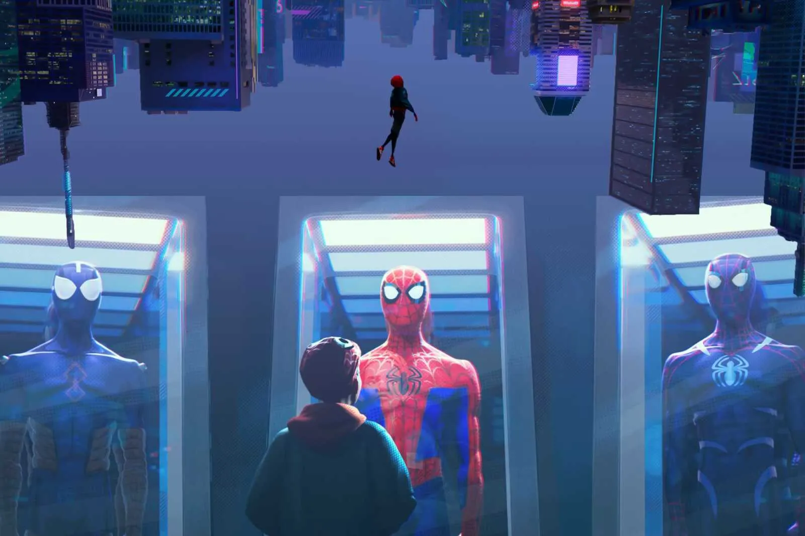 Pixel Wall Spidey Signal FX HD Wallapaper