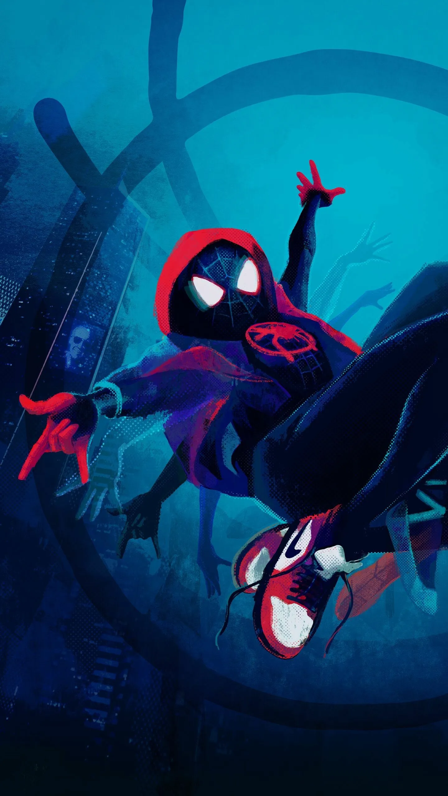 Skyline Jump Miles Morales HD Wallapaper