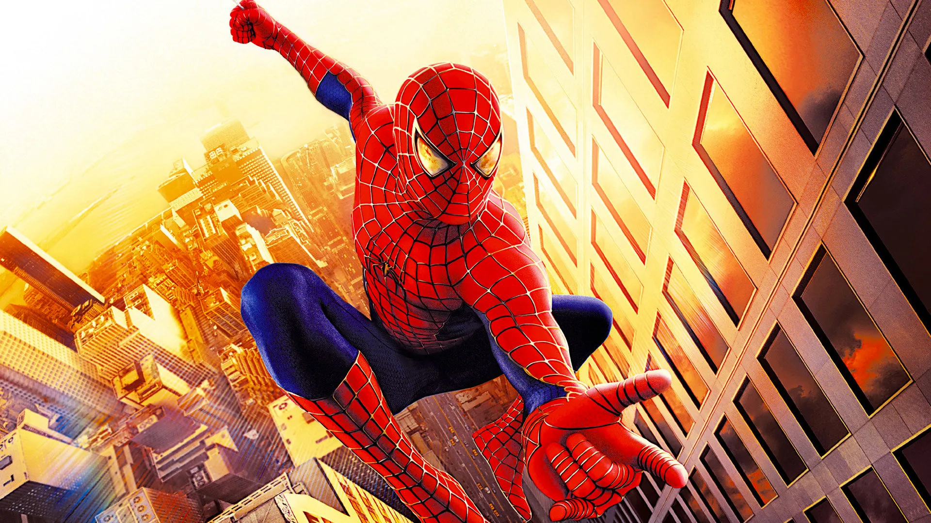 SpiderMan Building Climb Scene Download HD Walpaper