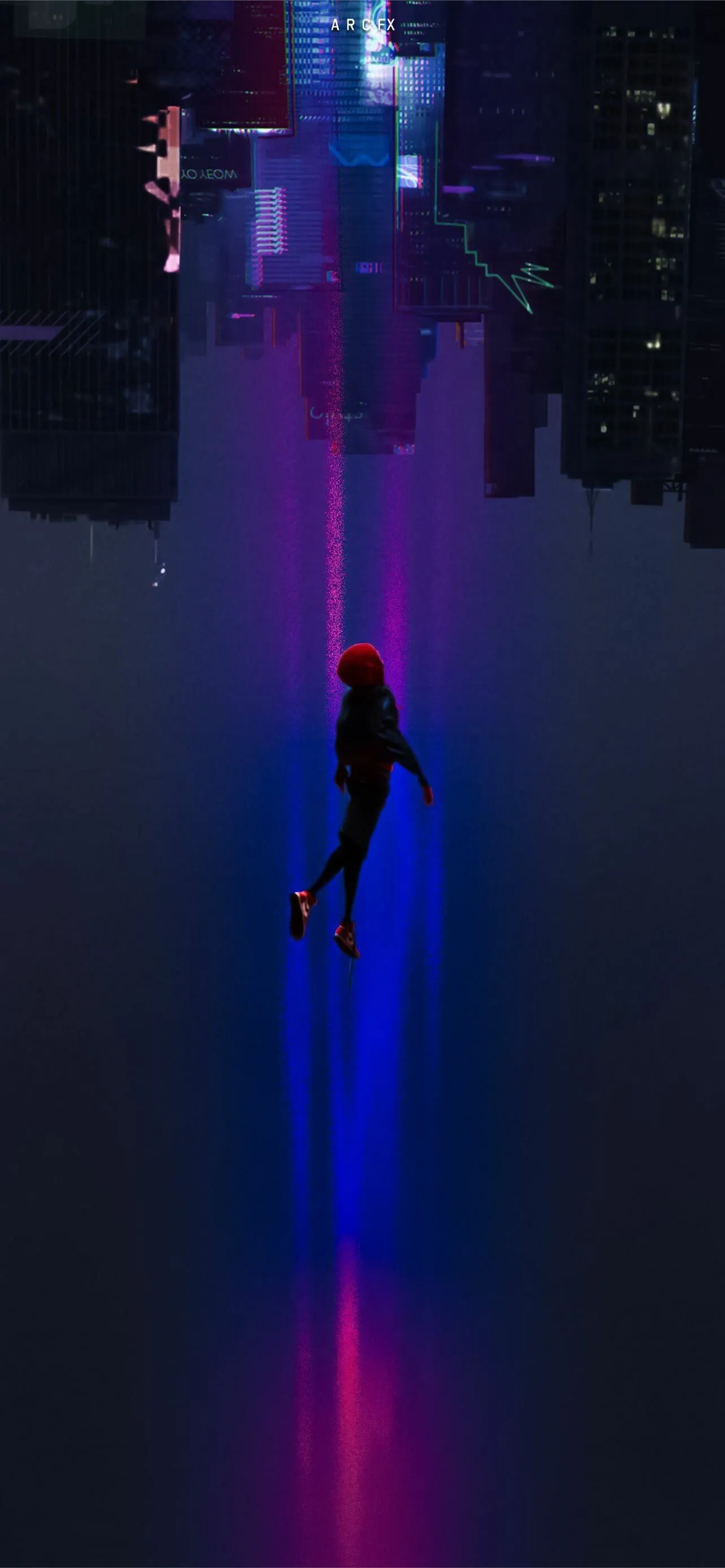 SpiderMan Dark Silhouette PortraitWallpaper Free download