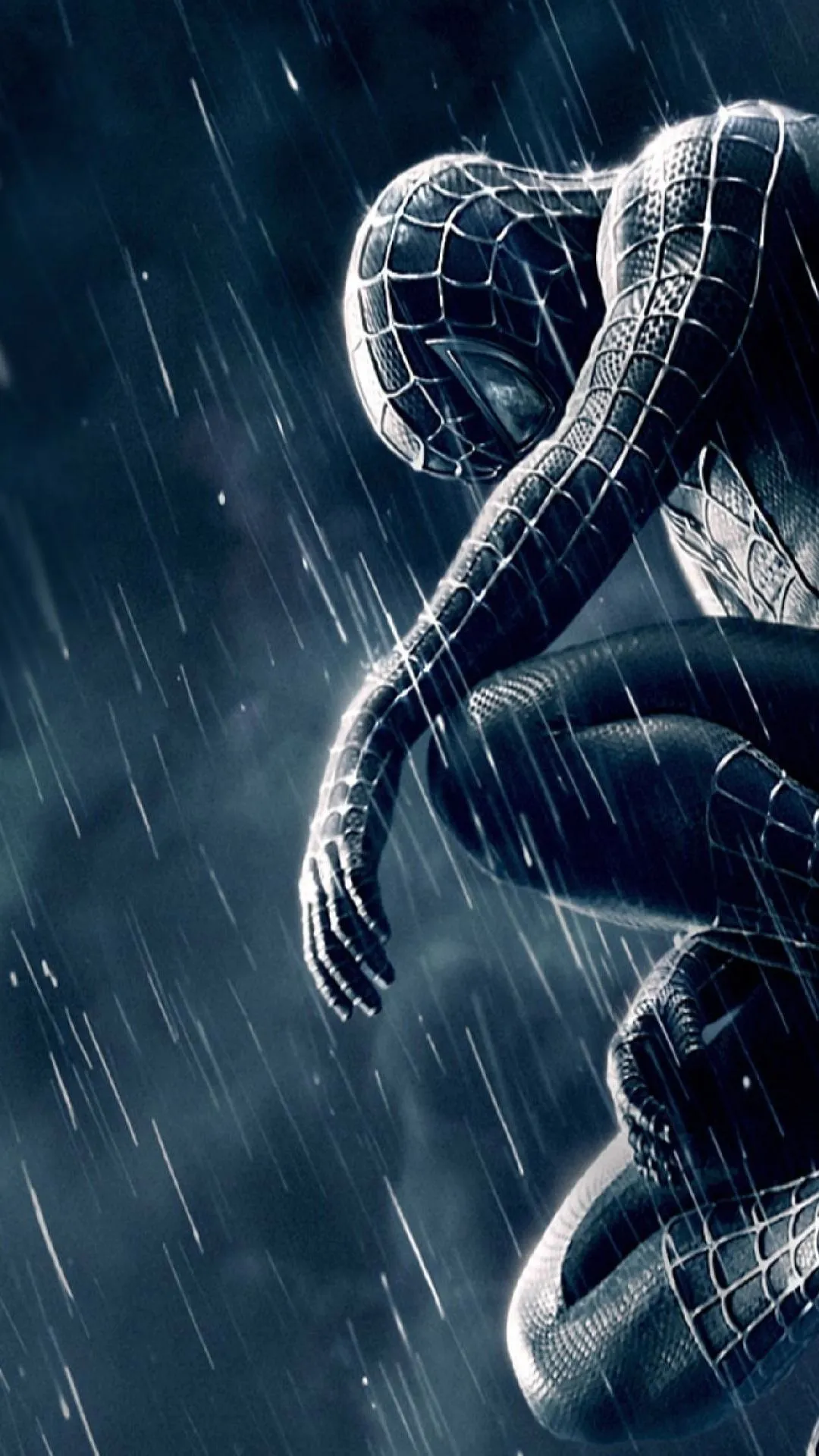 SpiderMan Dark Suit PortraitDownload HD Walpaper