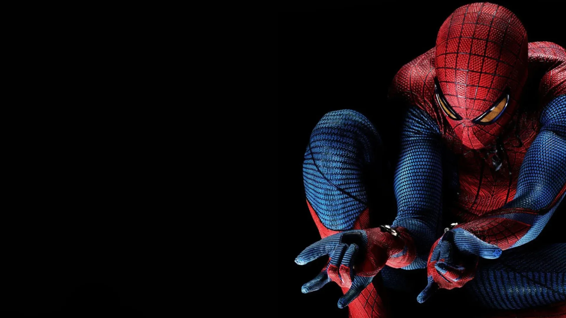 SpiderMan Dark Suit SceneWallpaper Free download