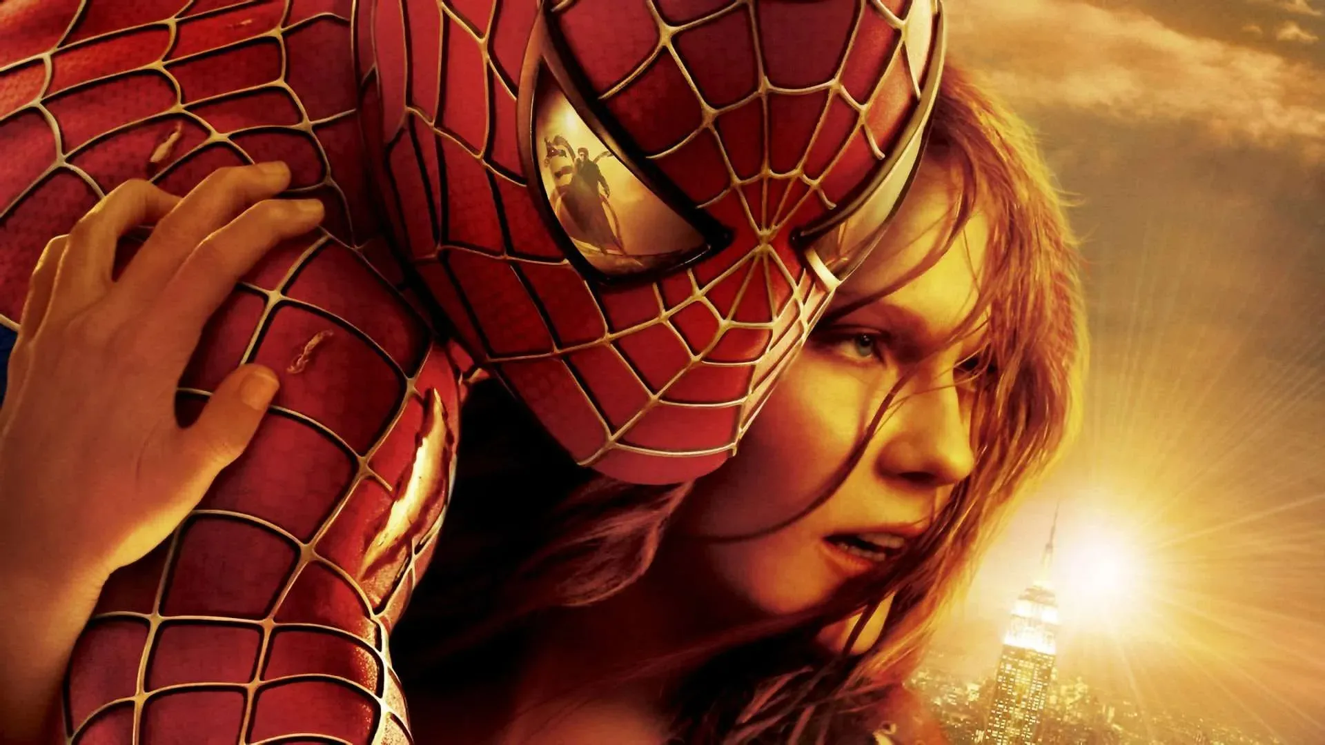 SpiderMan Golden Fire Action Free Wallpaper Download