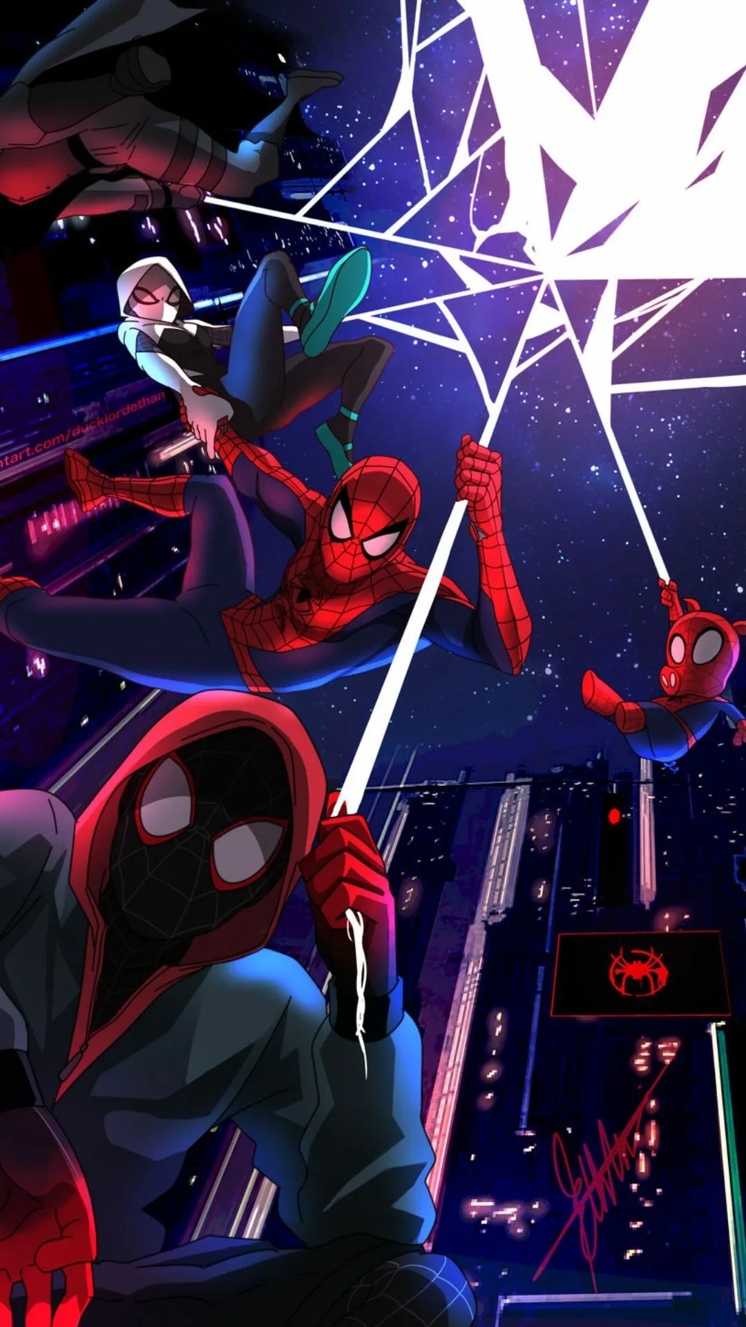 Spiderman Lightning Strike Action Poster
