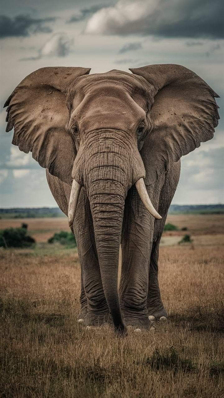 HD wallpaper of an elephant  for free download