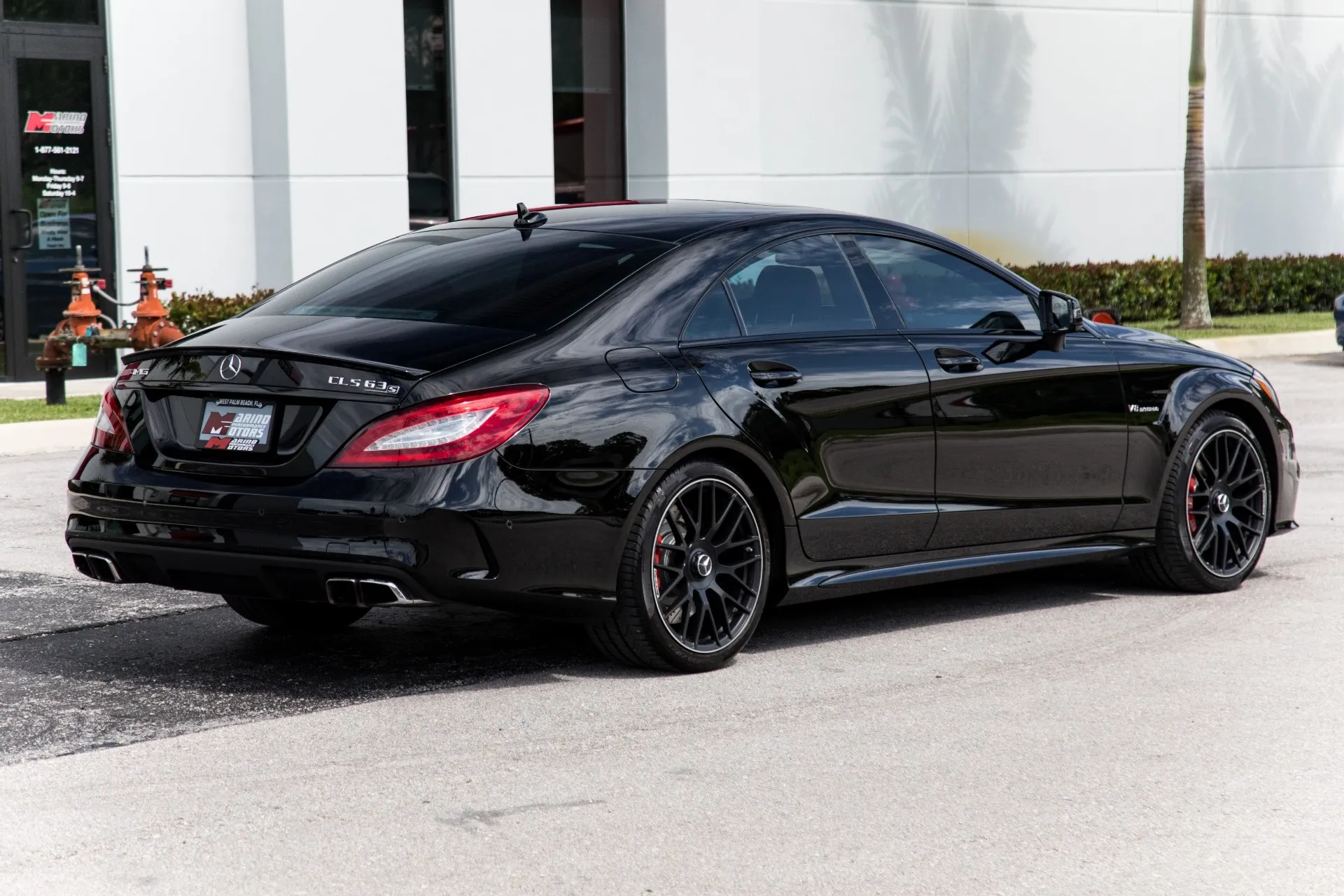 Black Mercedes Benz Coupe Parked in Urban Area image