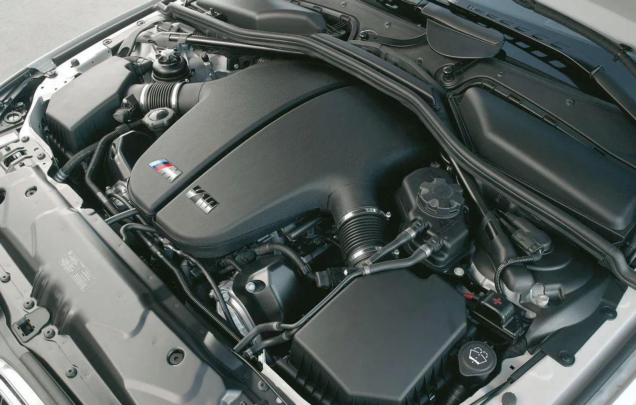 Bmw Car Engine Showing Precision Components Wallpaper